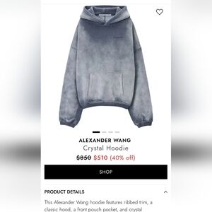 Alexander Wang Crystal Sweatshirt*SEARCHING***4**ITEM***can anyone Find Me This!